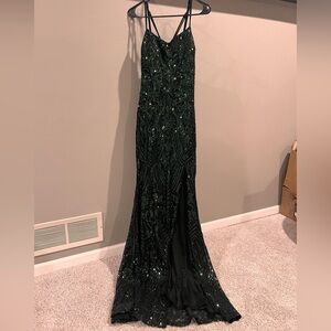 Sparkle Green Formal Dress